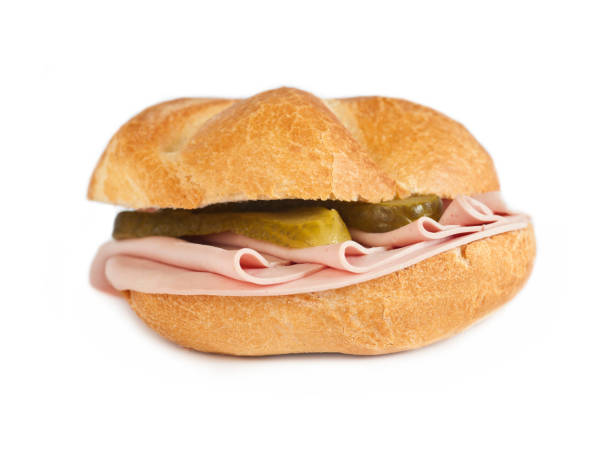 istock Bun with sausage, Austrian fast food, isolated on white 1211732675