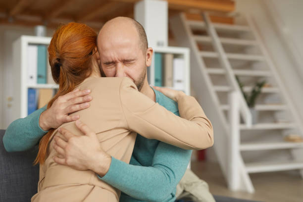 istock Woman feeling sorry for a friend 1211739431
