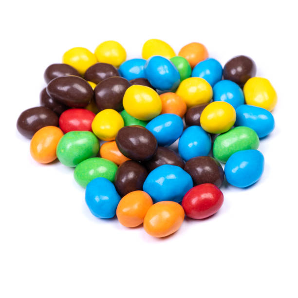 istock Pile of multi-colored glazed jelly beans 1211739625