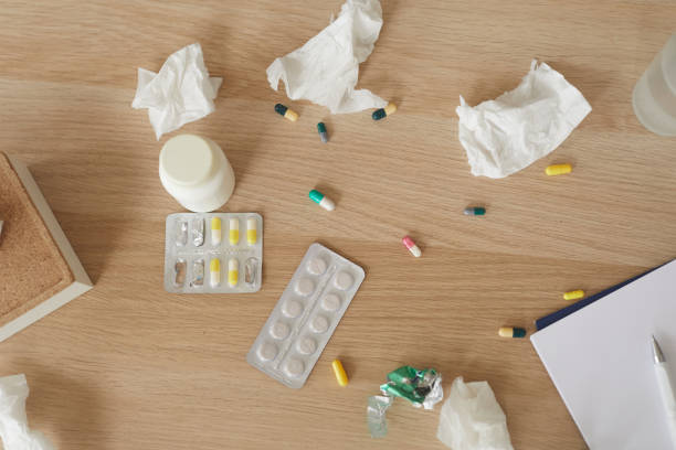 istock Pills and medicine on the table 1211739660