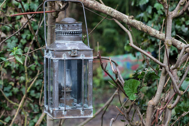 istock Old Kerosene Lamp in Allotment 1211741099