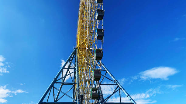 istock Ferris wheel. Low angle view. Georgia, Tbilisi. 1211741456