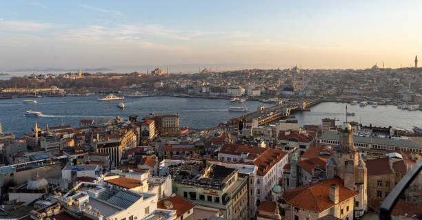 istock Sunset over Golden Horn 1211742616