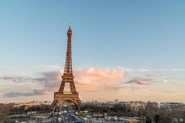 istock Cityscape with the Eiffel tower in Paris, France 1211755000