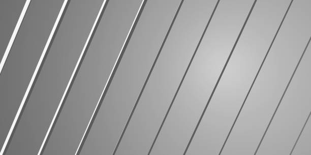 istock Gray straight lines interspersed with white. Abstract background, banner, card, web,  illustration,3d render 1211762302