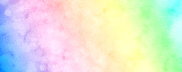 istock Colorful Rainbow Watercolor Background 1211763468