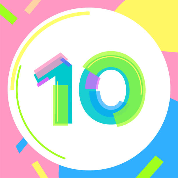 istock Numbers bright lines and figures funny dynamics_10 anniversary followers 1211763758