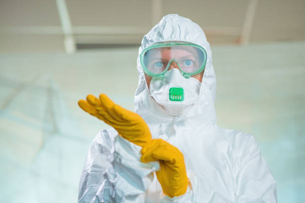 istock Portrait of female epidemiologist in virus quarantine 1211768574