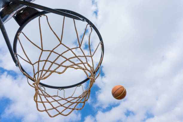 istock Shoot in street basketball 1211775130