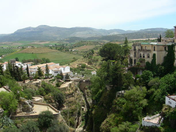 istock Landscape - Steep Hills and Buildings - Far view 1211775526