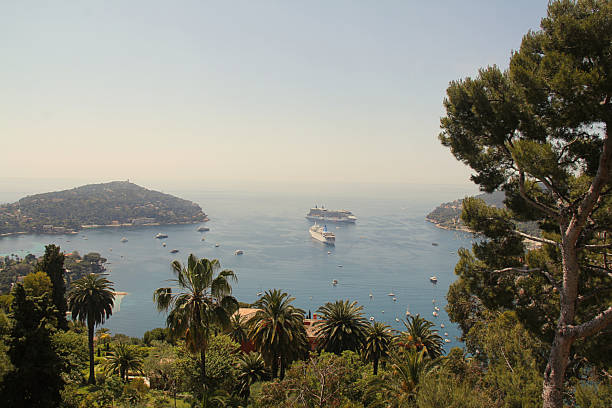 istock Landscape - Hills and Trees near Sea Far View 1211775608