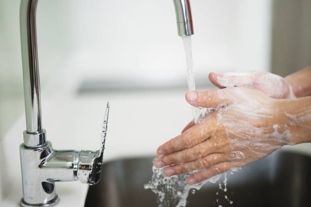 istock concept hygiene.washing hands with soap 1211776050