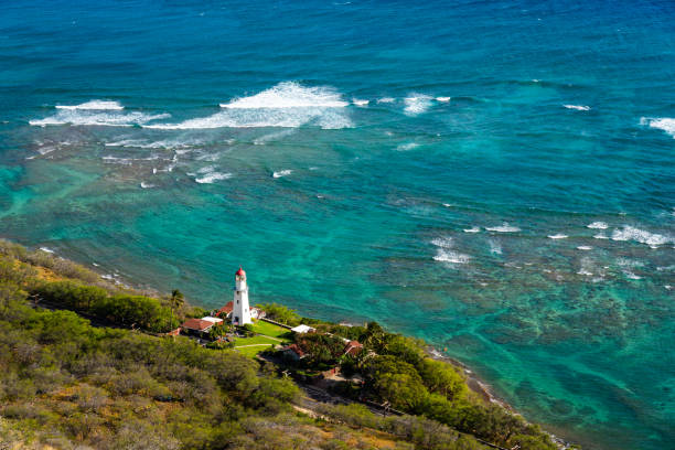 istock Diamond Head Lighthouse and beautiful seascape 1211781637