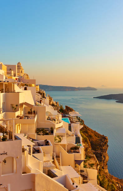 istock Thira town in Santorini island 1211781662