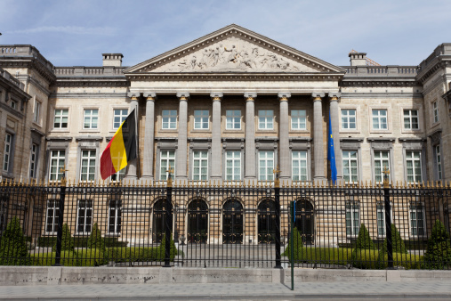 View on National Assembly building in Paris, France.