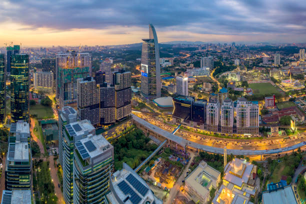 istock Sunset hour of Kuala Lumpur. 1211794084