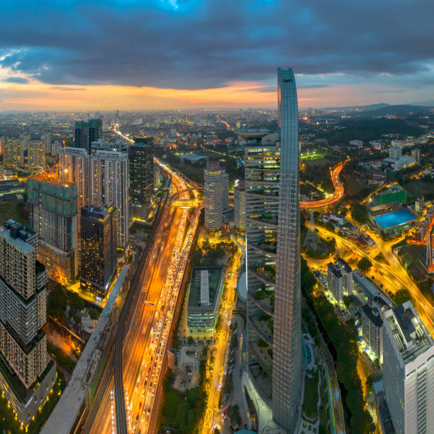 istock Sunset hour of Kuala Lumpur. 1211794100