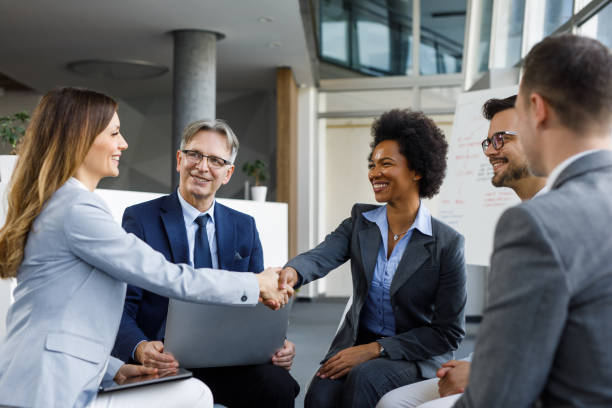 istock Team players who work together win together 1211797228