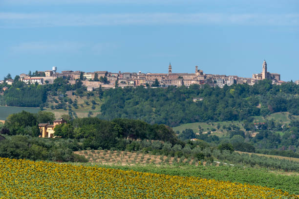 istock Rural landscape near Treia, Marches 1211801866