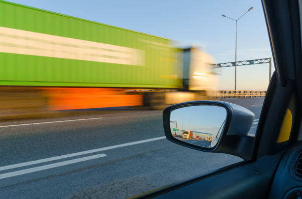 istock Blurred action from car at high speed 1211804748