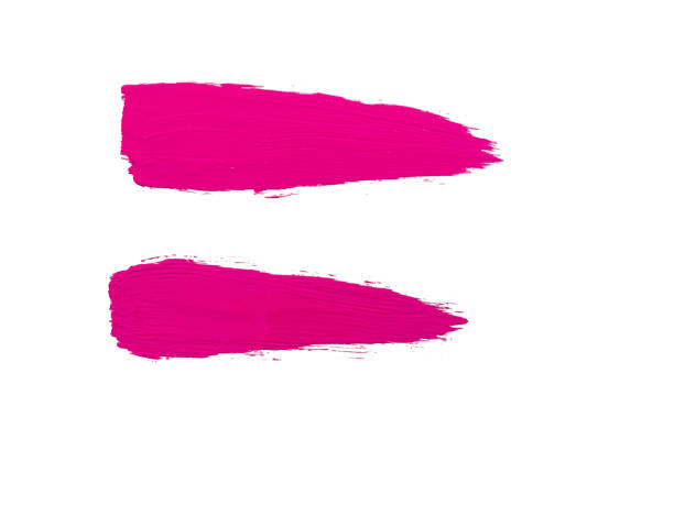 istock Pink paint brush strokes 1211807227