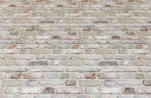 istock Ornamental brick wall forms part of interior 1211808453