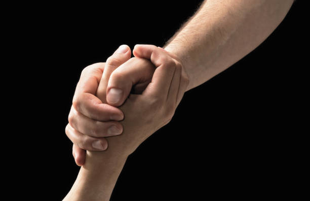 istock Concept of salvation, donorship, helping hand. 1211810130
