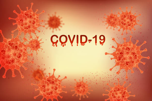 istock Coronavirus disease COVID-19 infection medical illustration. China pathogen respiratory influenza covid virus cells. New official name for Coronavirus disease named COVID-19 in blood stream background 1211814548
