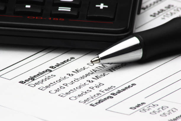 equilibrio de la declaración - reconciliarse fotografías e imágenes de stock