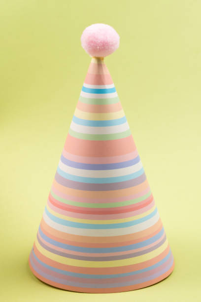 istock Colorful birthday cap, top view. 1211820524