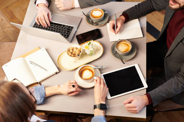 istock Discussing business over coffee 1211823717