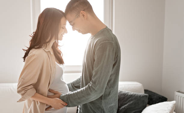istock Proud new parents to be 1211832946