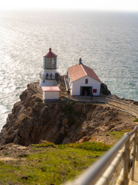 istock Lighthouse by the Coast in California 1211839296