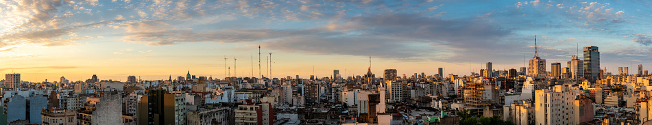 Buenos Aires Skyline Aerial View
