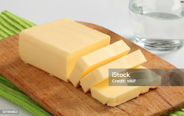 Fresh Butter Stock Photo - Download Image Now - Block Shape, Butter, Close-up