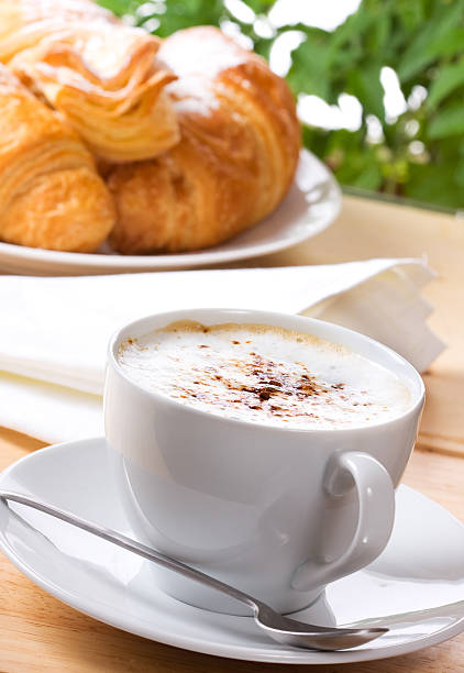 coffee and croissants