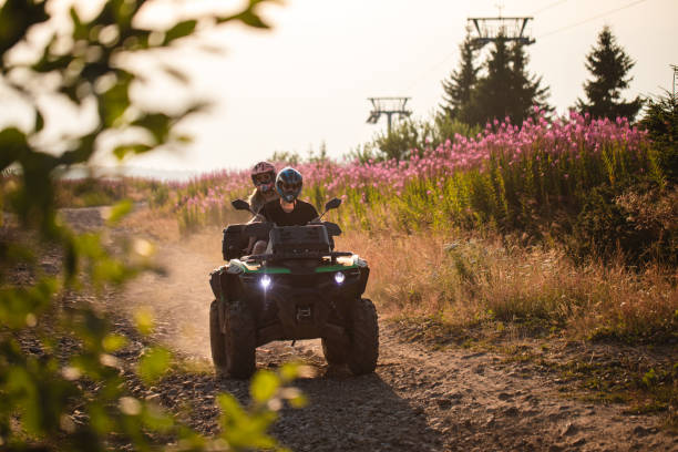 Quad bike mountain exploration
