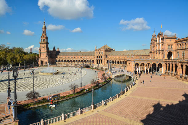istock Square of Spain in Seville. 1211851221