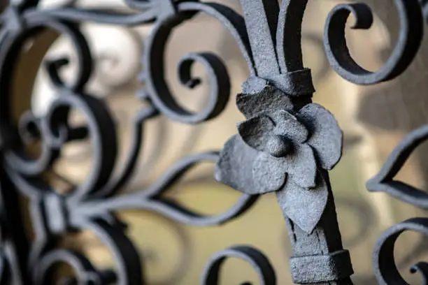 Photo of Wrought Iron gate detail
