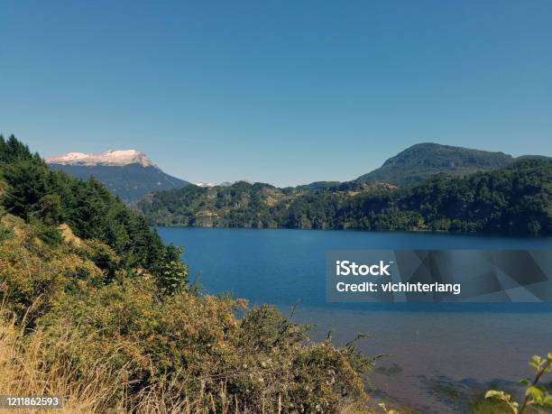 Route Of The Six Lagoons Near Coyhaique Stock Photo - Download Image Now - Beauty In Nature, Blue, Chile