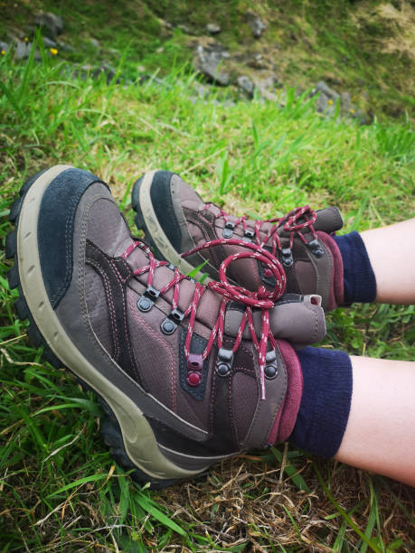 istock Hiking with the right shoes 1211863782