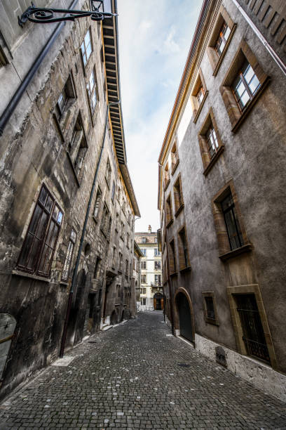 istock A Small Alleyway In Geneva, Switzerland 1211876335