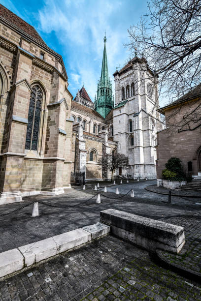 istock Behind St. Pierre Church In Geneva, Switzerland 1211876636