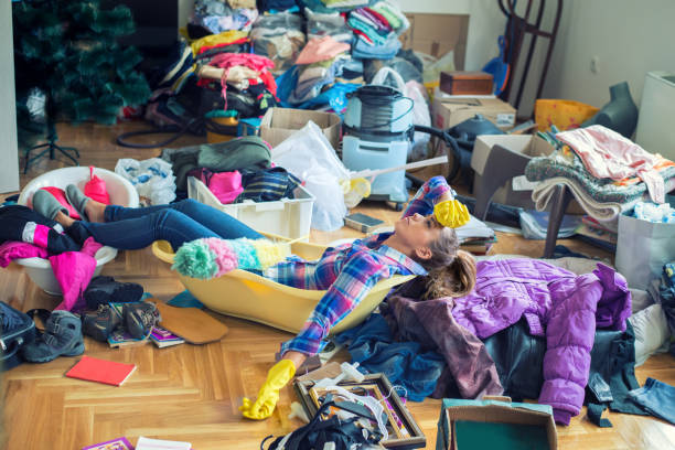 istock Housewife cleaning at home 1211888972