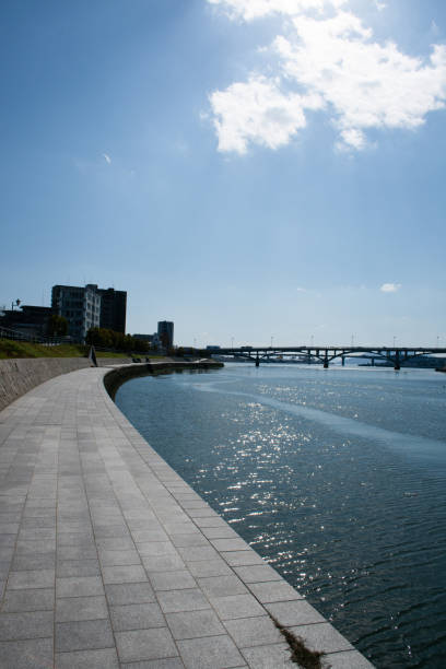 istock Landscape along the river in Hiroshima Prefecture 1211896924
