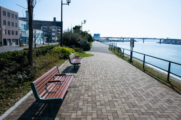 istock Landscape along the river in Hiroshima Prefecture 1211897014
