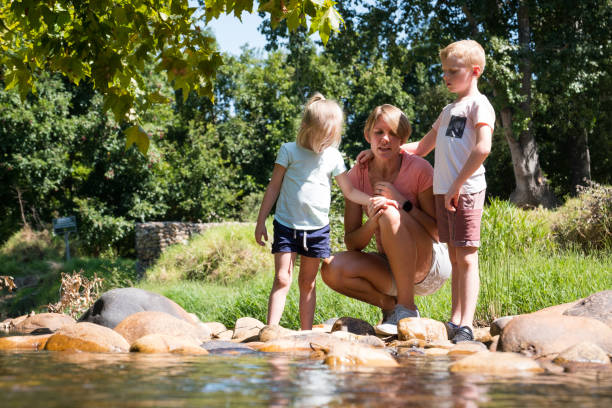 istock Mother teaching her kids about sustainability 1211900967