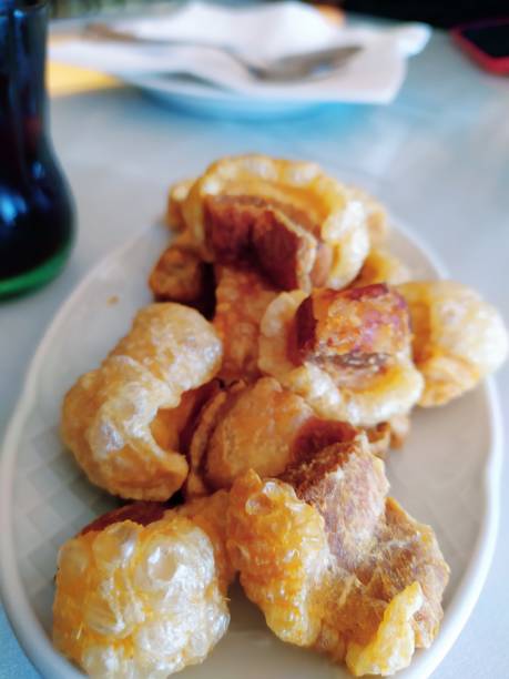 istock Greaves, Crusts, fried pork rinds. 1211915106