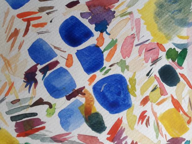 istock Blue pink yellow orange backgrounds 1211916915