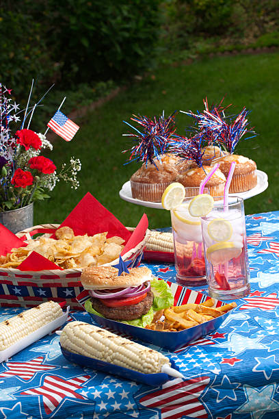 istock Picnic on 4th of July 121191998